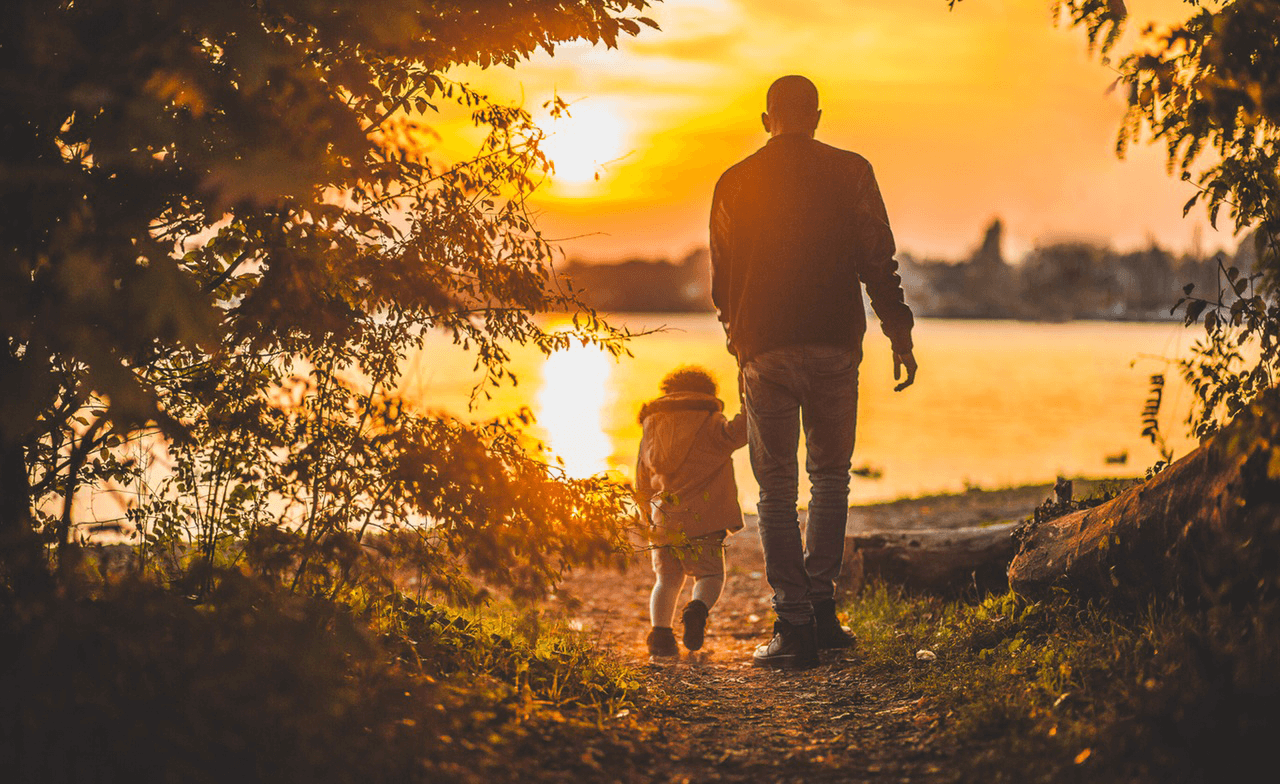 Vater und Kind